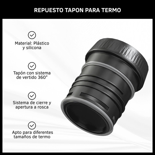 Tapón Cebador Compatible Con Varios Termos Repuesto 1lt