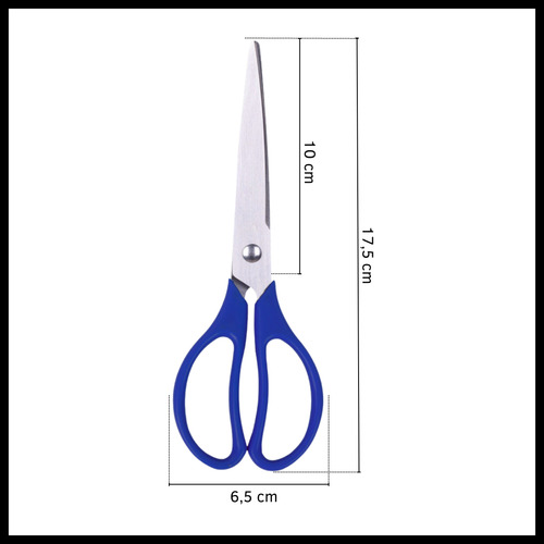 Tijera Escolar Acero Inoxidable Multifunción Pack 4 Unidades