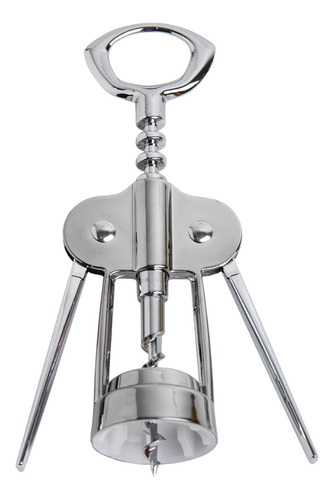 Sacacorcho Doble Aletas Mariposa Destapador Lata Giratorio