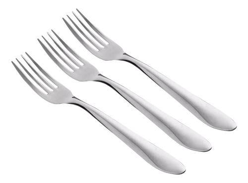 BLISTER X3 TENEDORES DE ACERO INOXIDABLE