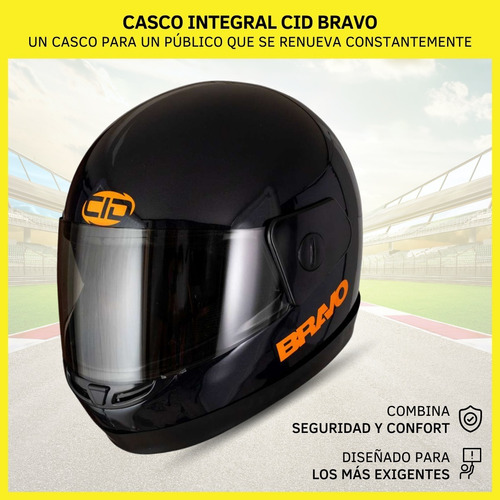 Casco Integral Para Moto Cid Bravo