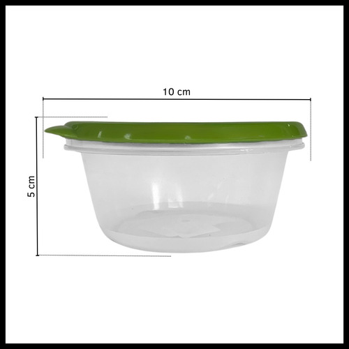 Contenedor Recipiente Hermético X2 Unidades Colombraro 190ml