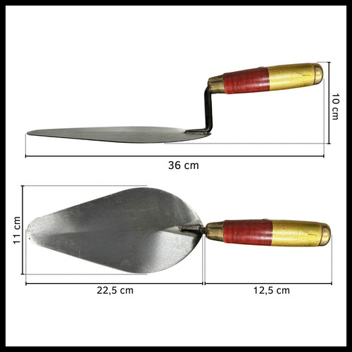 Cuchara De Albañil Forjada Grande 