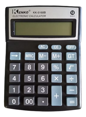 Calculadora Electrónica 12 Dígitos Display Oficina Escolar