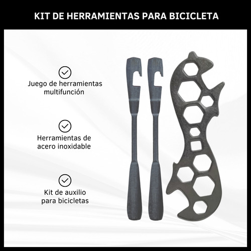 Kit Herramientas Reparación Bicicletas Parches Pegamento