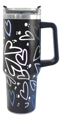 Vaso Térmico 1.2l Acero Inoxidable Con Manija Y Sorbete