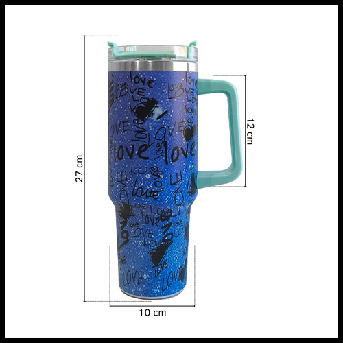 Vaso Térmico 1.2l Acero Inoxidable Con Manija Y Sorbete