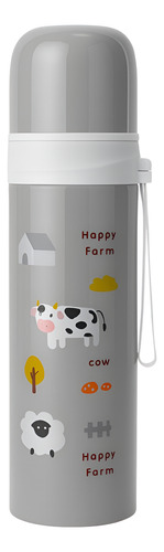 Termo Bala Acero Inoxidable 450ml Tapón Push Frío Calor