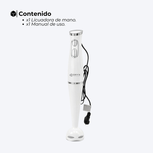 Licuadora De Mano Minipimer Oryx Hb-3005 300w Eléctrica