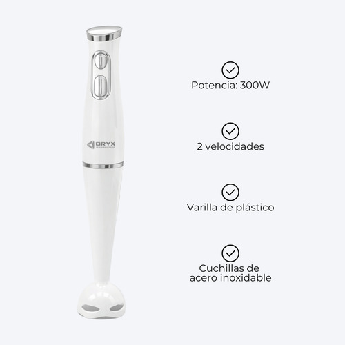 Licuadora De Mano Minipimer Oryx Hb-3005 300w Eléctrica