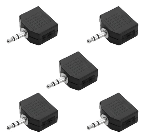 Adaptador Plug 3,5 Mm A 2 Estéreo 3,5hembra Audio-micrófono 