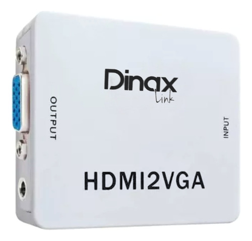 Adaptador Convertidor De Video Hdmi A Vga 1080p Full Hd     