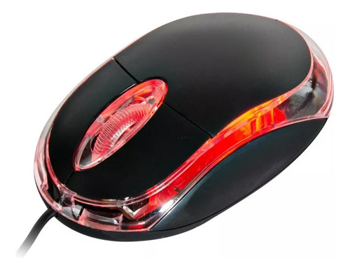 Mouse Óptico 800 Dpi Con Cable Conexión Usb 2.0 Luces Led
