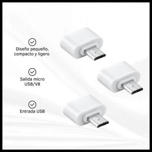 Adaptador Otg Usb A Micro Usb Celular Tablet Pendrive Dinax 