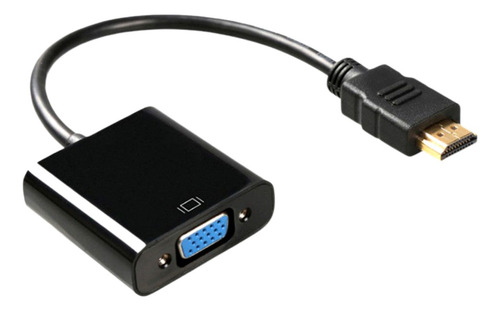 Cable Conversor Hdmi A Vga Con Audio Y Alimentación Dinax