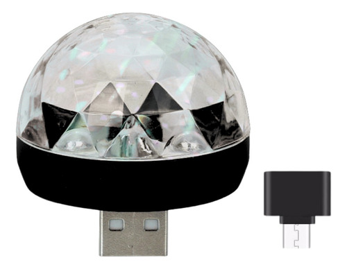 Luz Led Acesorio Para Celular Parlante Pc Auto Usb Micro Usb