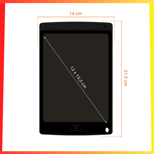 Pizarra Mágica Tableta De Escritura Dibujo Lcd 8.5 Pulgadas