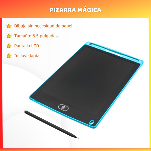 Pizarra Mágica Tableta De Escritura Dibujo Lcd 8.5 Pulgadas