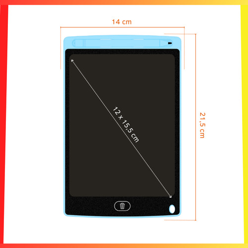 Pizarra Mágica Tableta De Escritura Dibujo Lcd 8.5 Pulgadas