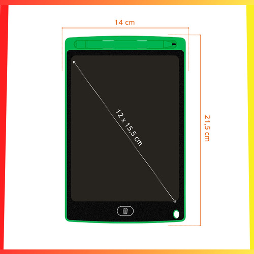 Pizarra Mágica Tableta De Escritura Dibujo Lcd 8.5 Pulgadas