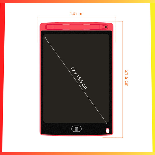 Pizarra Mágica Tableta De Escritura Dibujo Lcd 8.5 Pulgadas