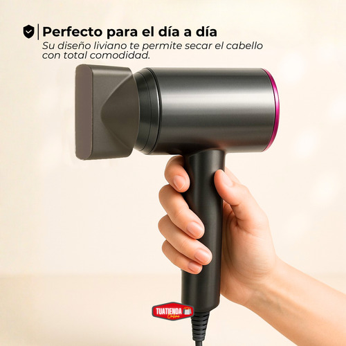 Combo Espejo Touch Luz Led Y Secador De Pelo Kit