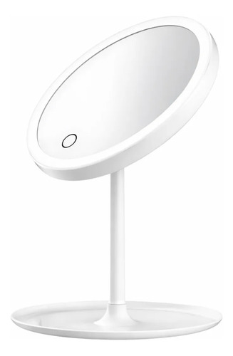 Espejo Touch Para Maquillaje Con Luz Led 3 Tonos Táctil Usb  Blanco