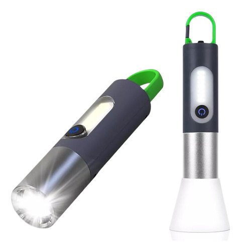 Linterna Táctica Led Recargable Con Zoom Telescópico 750lm