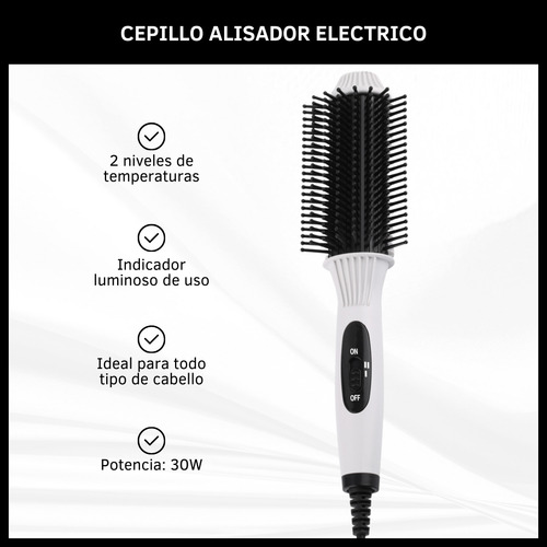 Cepillo Alisador Eléctrico Para Cabello Pelo 2 Temperaturas