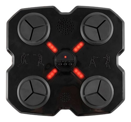 Máquina De Boxeo Musical Recargable Bluetooth Guantes Niños