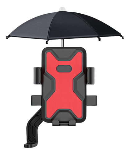 Soporte Porta Celular Con Sombrilla Para Motos Holder 360°