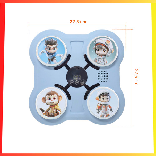 Máquina De Boxeo Musical Infantil Inteligente Recargable