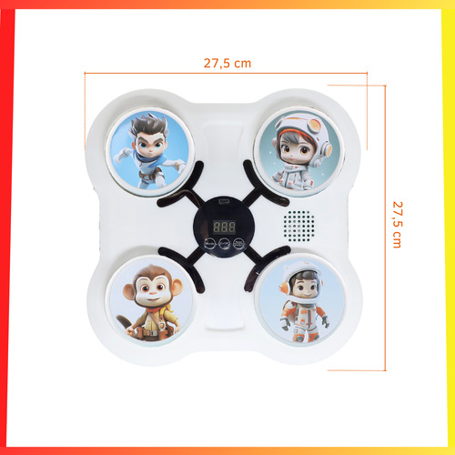 Máquina De Boxeo Musical Infantil Inteligente Recargable