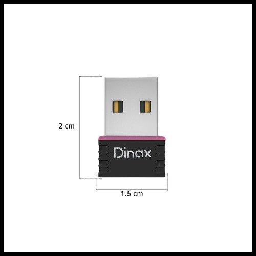 Receptor Wifi De Red Inalámbrica 300 Mbps Adaptador Nano Usb