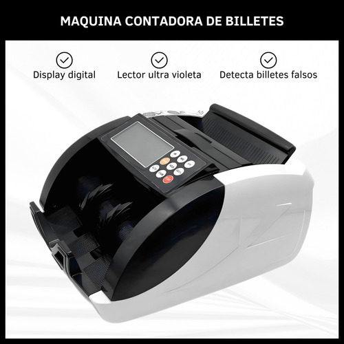 Contadora De Billetes Maquina Contar Dinero Detector Falsos