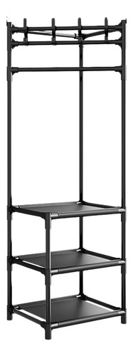 Rack Perchero Esquinero Organizador Multifuncional 3 Niveles