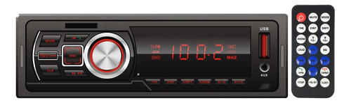 Estéreo Auto Frente Desmontable Fm Usb Aux Control Remoto