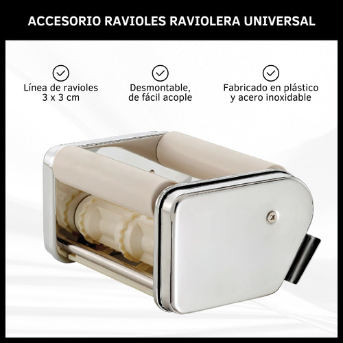 Accesorio Ravioles Raviolera Para Fábrica Máquina De Pastas