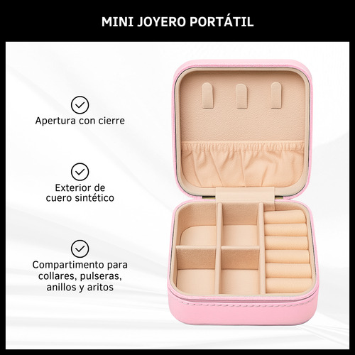 Alhajero Caja Organizadora Estuche Joyero Accesorios Joyas