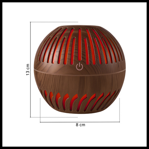 Humidificador Aromaterapia Vaporizador Aromático Luz Led Usb