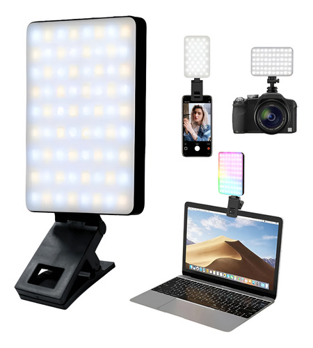 Flash Luz Led Para Celular Computadora Portátil Recargable