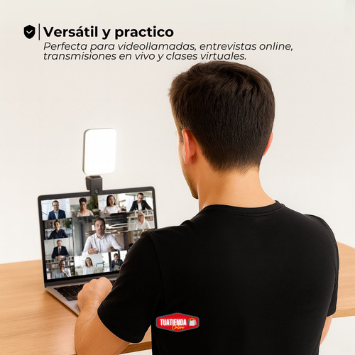 Flash Luz Led Para Celular Computadora Portátil Recargable