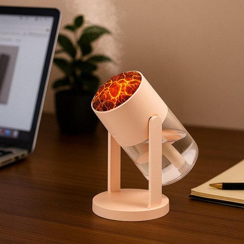 Humidificador Vaporizador Aire Aromaterapia Con Luz Led