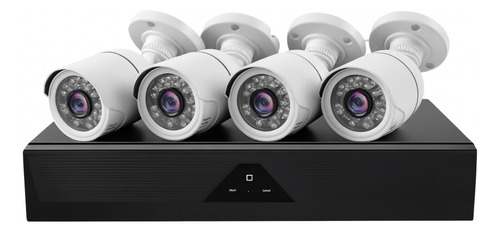 Kit 4 Cámaras Seguridad Dinax Dx-dvrx4p Kit Dvr Hd 1024p