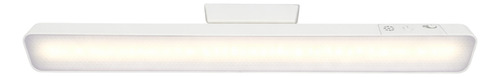 Barra Luz Led Magnética 30cm Recargable Cocina Bajo Alacena Blanco