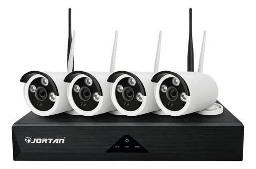 Kit 4 Cámaras De Seguridad Exterior Interior 1280p Con Dvr