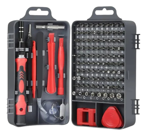 Kit Herramientas De Precisión 115 En 1 Puntas Magnéticas