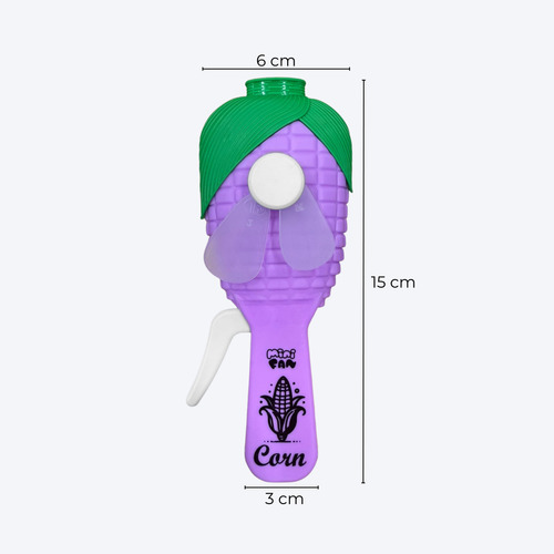Mini Ventilador De Mano Portatil Manual Plástico