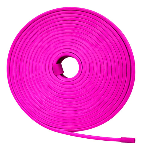Manguera Luz Led Neon 5 Metros Fuente Ficha 12v Exterior Fucsia