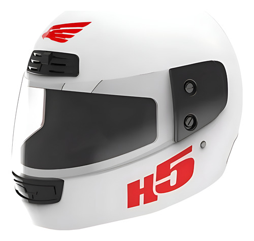 Casco Moto Integral Halcon H5 Con Ventilación Polipropileno